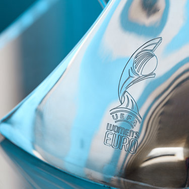 UEFA Womens EURO Trophy Shoot