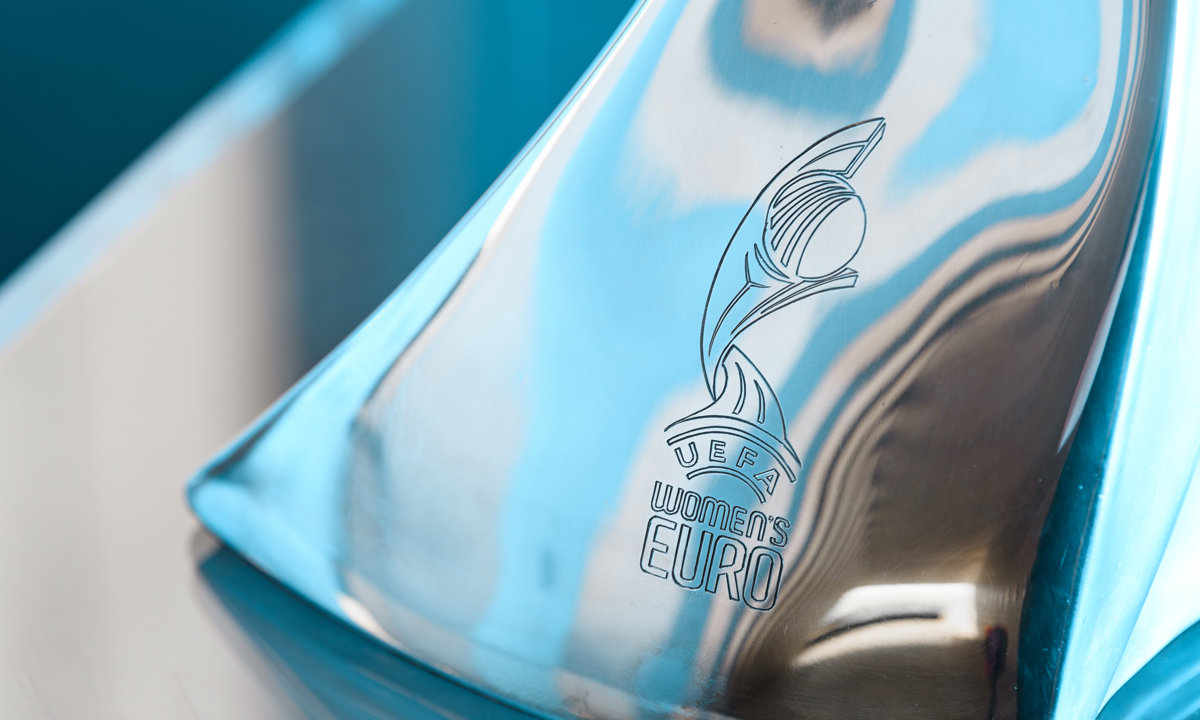 UEFA Womens EURO Trophy Shoot