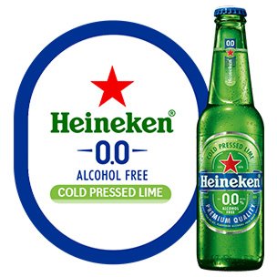 LOGO PRODUCT HEINEKEN 0.0 FLAVOR NECTARINE
