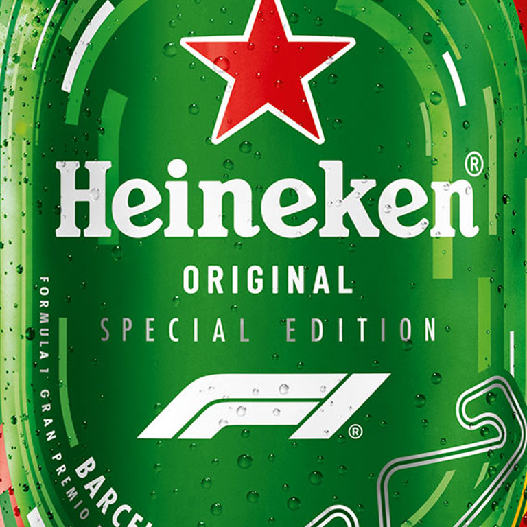 Heineken Formula 1 Label Barcelona