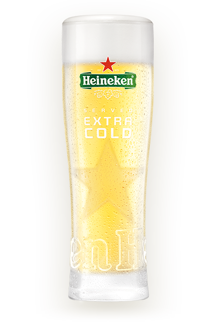 Heineken Extra Cold Glass