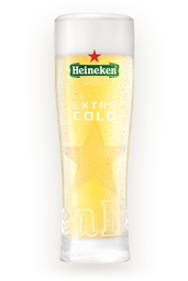 Heineken Extra Cold Glass