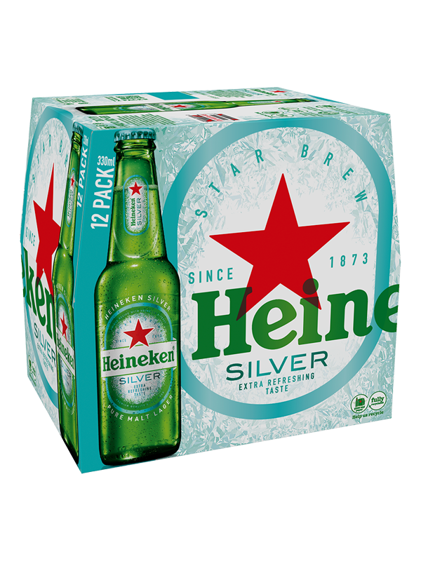 Heineken Silver 12 Pack Bottle 330Ml 800X600px